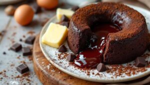 Coeur coulant au chocolat noir : la recette qui fait battre le cœur !