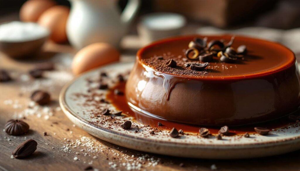 Un flan au chocolat irrésistible : la recette qui émerveillera vos convives à coup sûr