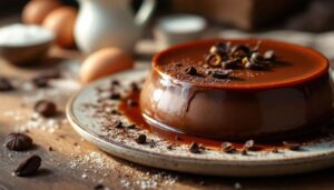 Un flan au chocolat irrésistible : la recette qui émerveillera vos convives à coup sûr