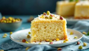 Ramadan 2026 : ce gâteau de semoule aux pistaches et eau de rose se prépare sans four en 15 minutes