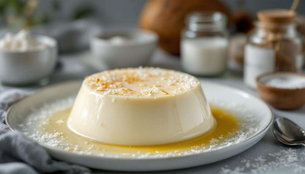 Ce flan coco de Christophe Michalak, sans four et crémeux à souhait, se prépare en 5 minutes
