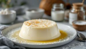 Ce flan coco de Christophe Michalak, sans four et crémeux à souhait, se prépare en 5 minutes