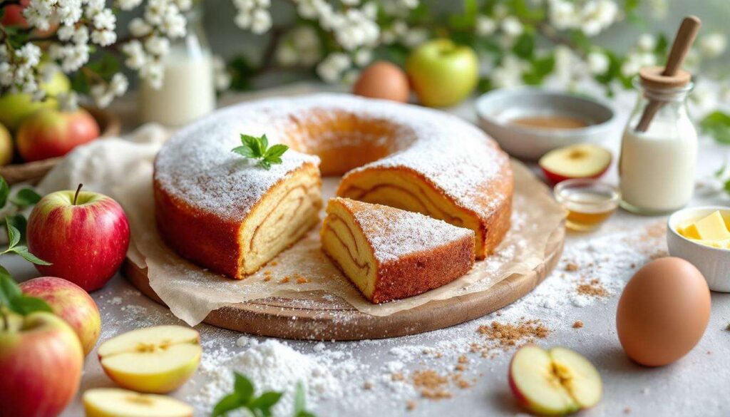 Gâteau invisible aux pommes, ultra léger et fondant : la recette qui cartonne pour l'arrivée du printemps
