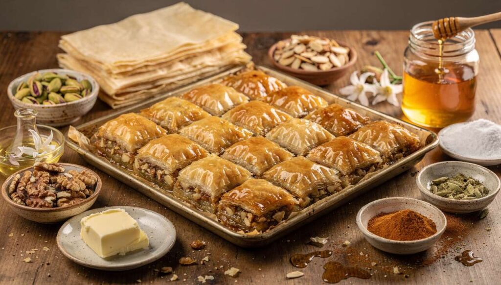 Baklava maison pour le Ramadan : croustillante, dorée et bien plus facile qu’on ne le croit