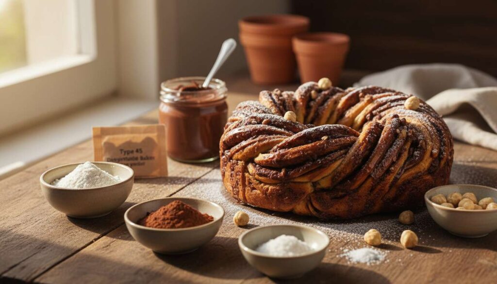 Recette krantz cake chocolat-noisettes : délicieuse pâtisserie