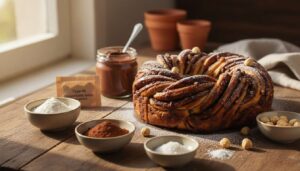 Recette krantz cake chocolat-noisettes : délicieuse pâtisserie