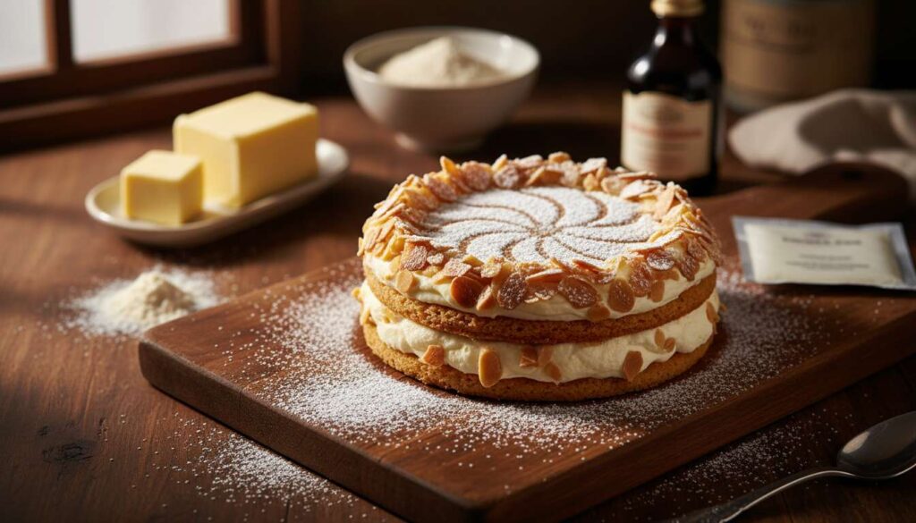 Entremets vanille amandes : recette gourmande