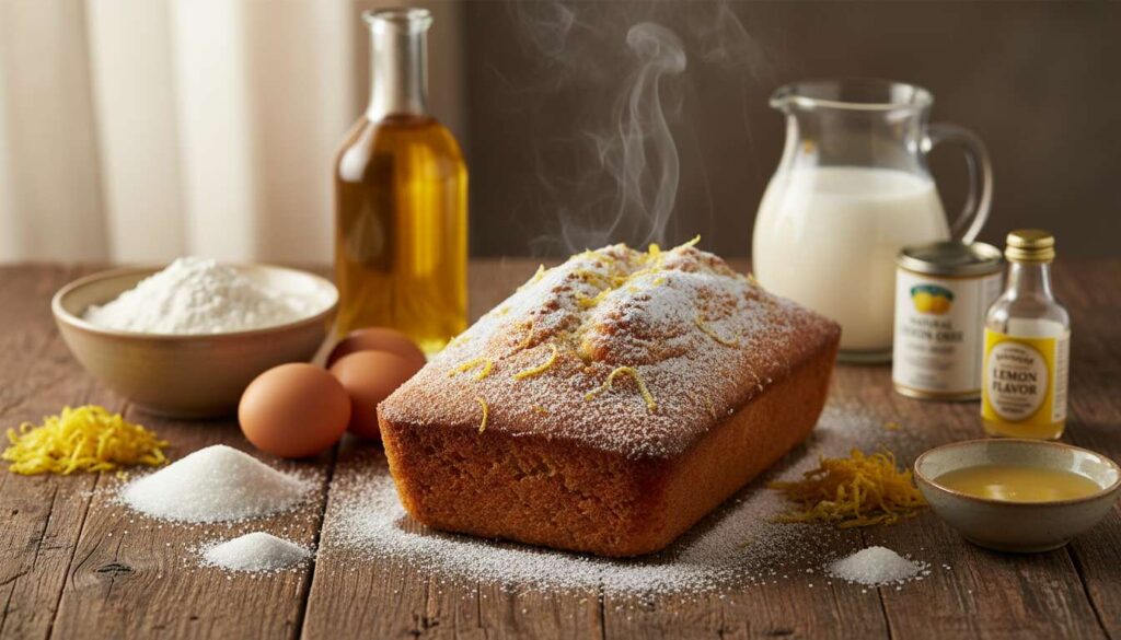 Recette facile de cake au citron moelleux