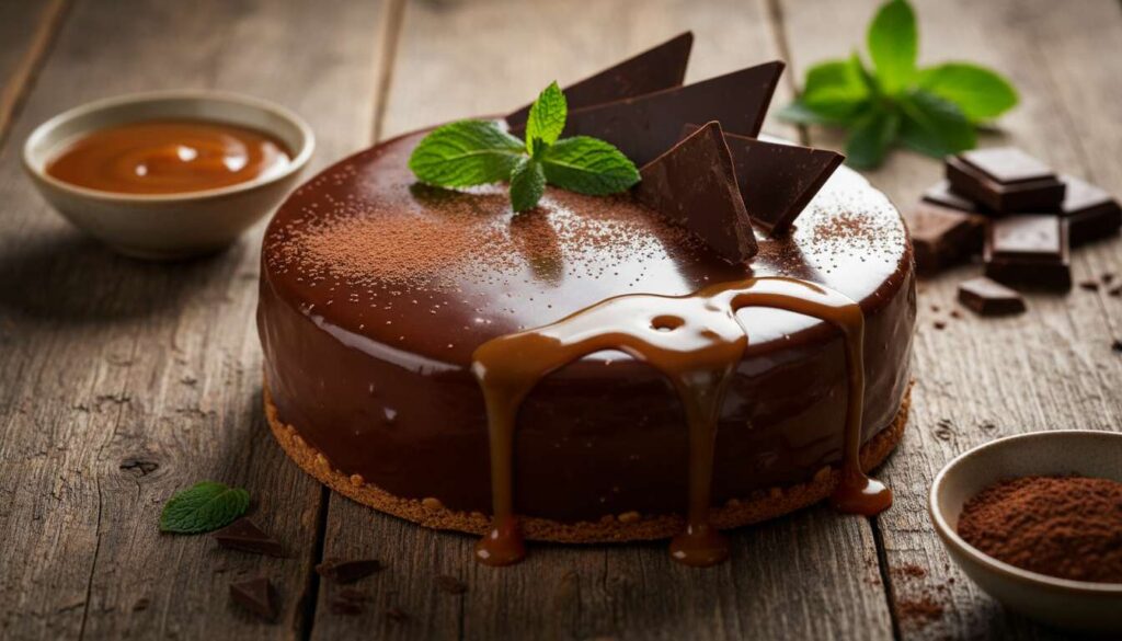 Entremets chocolat caramel : recette gourmande maison