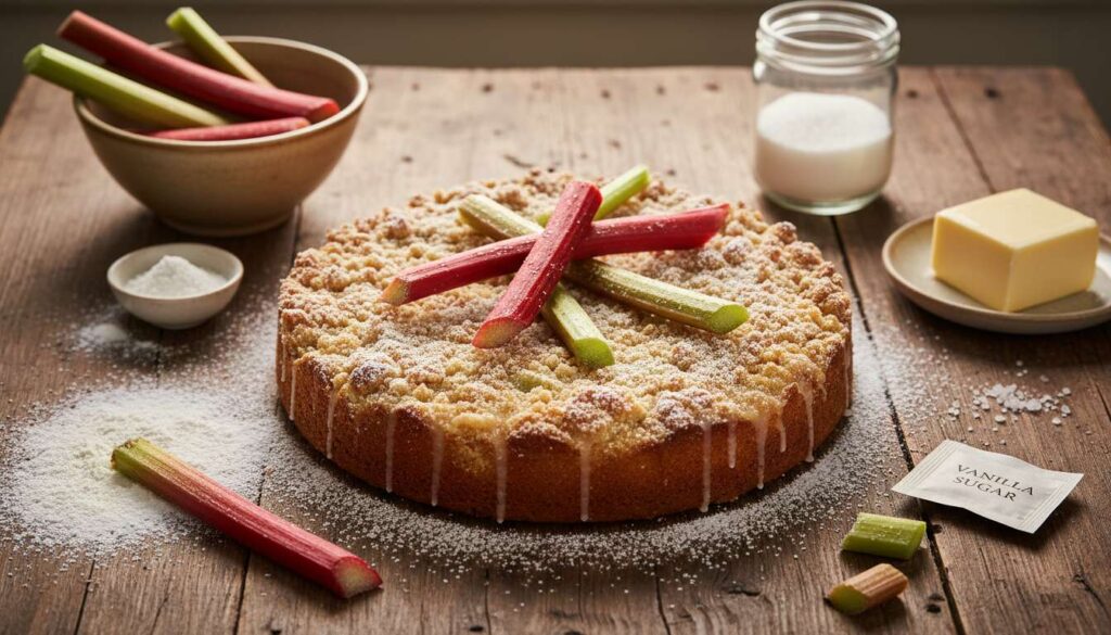 Moelleux à la rhubarbe : une recette facile et savoureuse