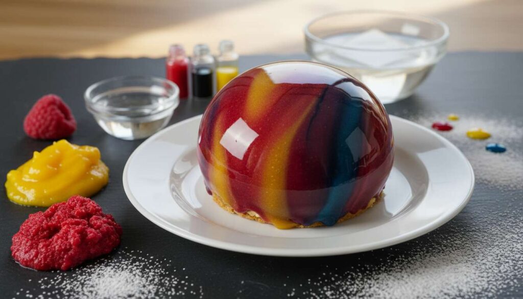 Glaçage miroir à la pulpe de fruit : recette et astuces