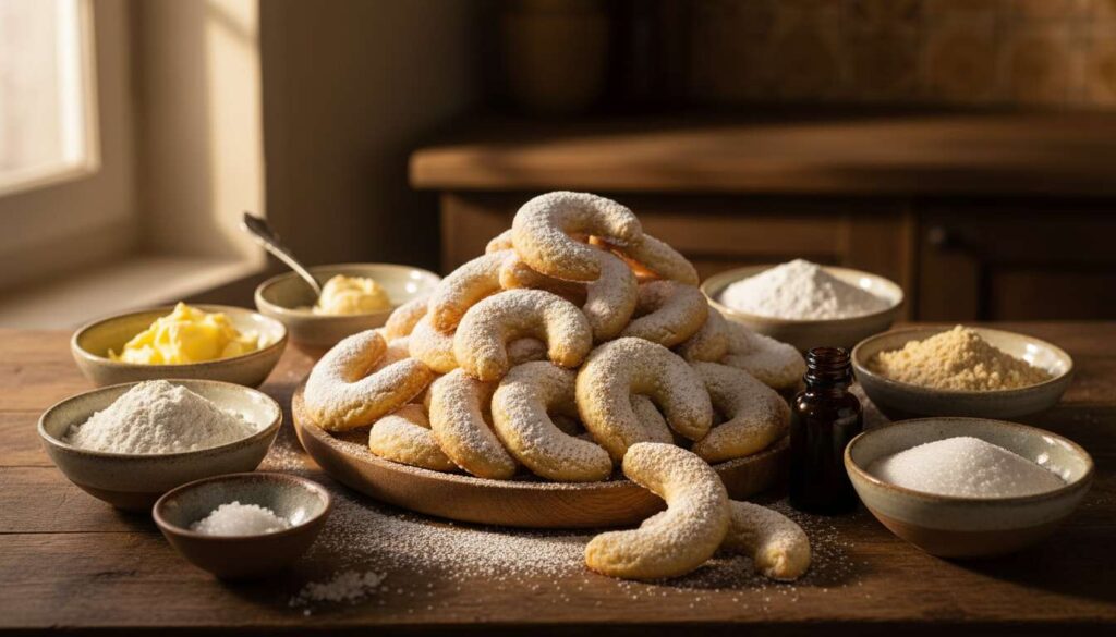 Sablés vanille Kipferl : recette gourmande et facile