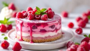 Recette d'entremets framboise : gourmandise fruitée