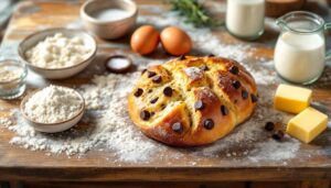 Brioche aux pépites de chocolat : recette gourmande
