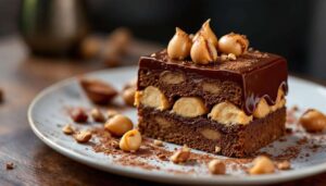 Entremets chocolat au lait et noisettes : recette gourmande