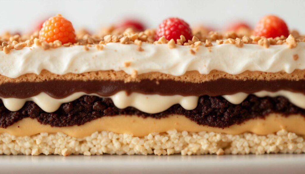 Entremets exotique : ananas, vanille et citron vert