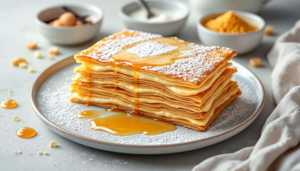 Mille-feuille vanille caramel : recette gourmande