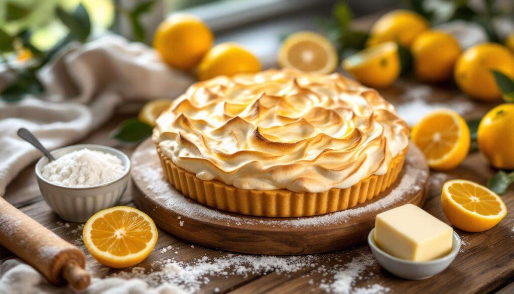 Tarte au citron meringuée : recette facile et savoureuse