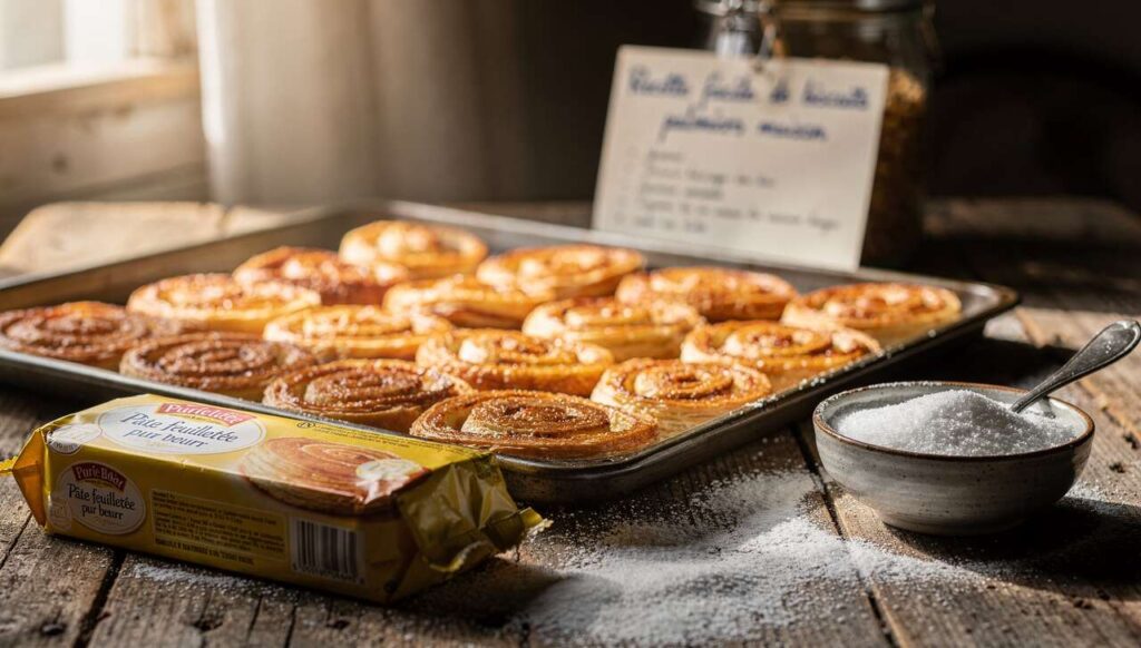 Recette facile de biscuits palmiers maison