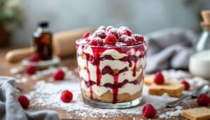 Tiramisu aux framboises : la recette gourmande