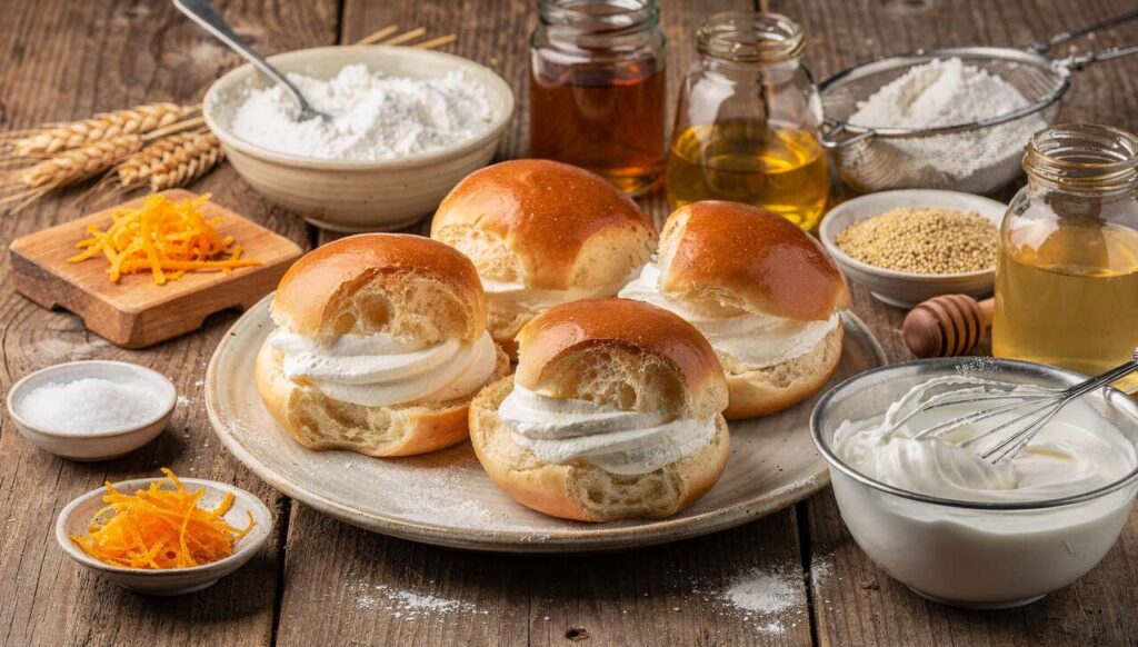 Recette de maritozzi : brioches romaines authentiques