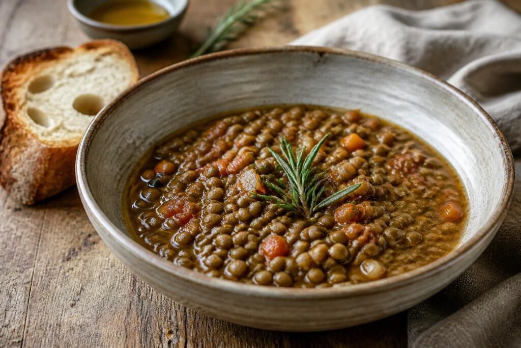 Les lentilles ont bien meilleur goût quand on suit cette recette à l'italienne