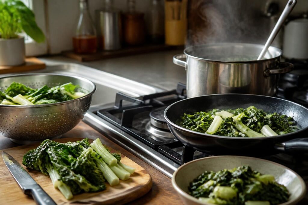 Cuisson des blettes : méthodes, temps et conseils pratiques