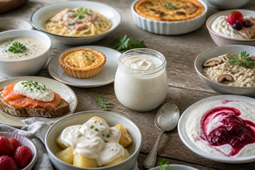 Que faire avec de la crème fraîche ? 15 idées gourmandes